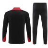 Liverpool Training Sweatshirts Quarter-zip 2024-25 Schwarze Für Kinder